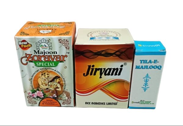 Majoon Zoraver Specil 150gm )(Jiryani 80pills ) Tila Majlooq 10ml