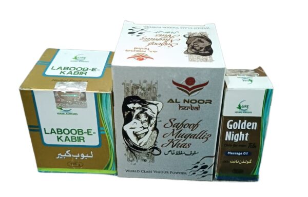 Sufi health care (Laboob -e-kabir 125gm ) (Safoof Mugalliz khas 100gm ) Golden Night tila 15ml