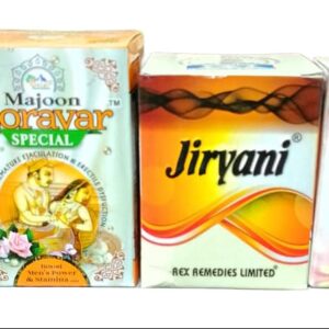 Sufi health care JIRYANI 80 pills 100gm Majoon Zoravar specil 150gm FREE ARQ GULAB