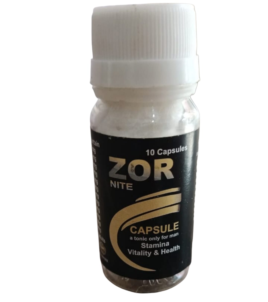 Zor Nite capsules A tonic only for Man Stamina Vitality Health