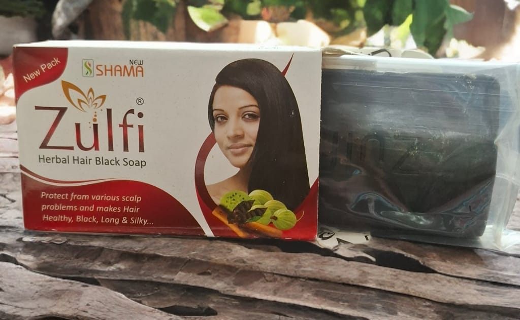 Zulfi Herbal Hair Black Soap 75gm