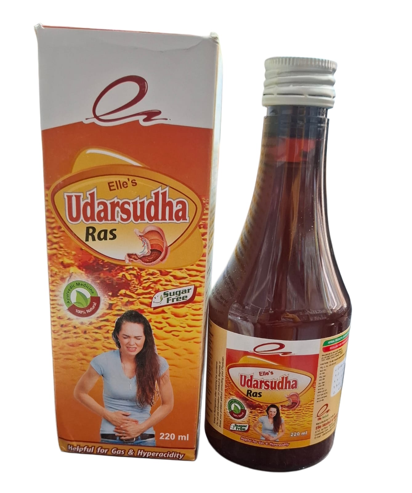 Udarsudha Ras sugar Free 220ml (Pack of 1)