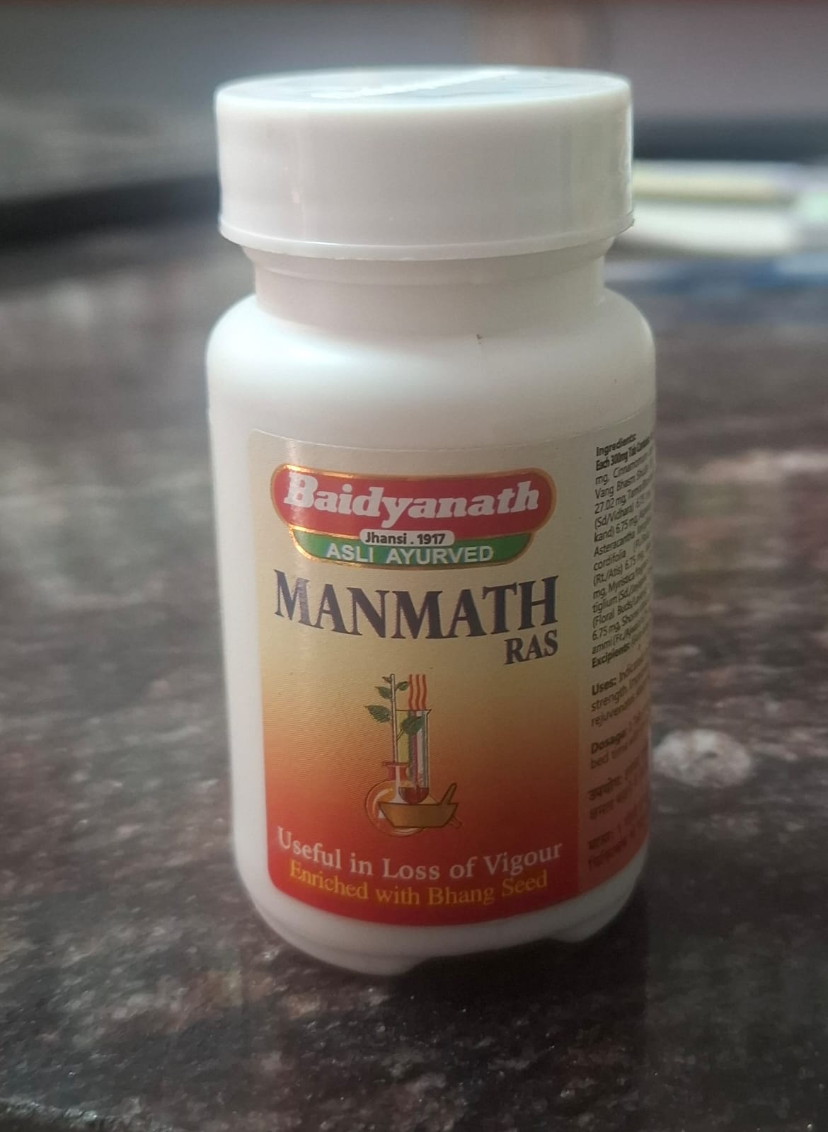 Man Math Ras 40tb ayurvadic (Pack of 1)
